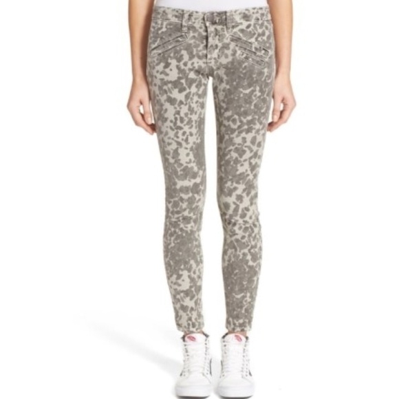 Current/Elliott The Welt Pocket Leopard Jeans - Picture 1 of 1
